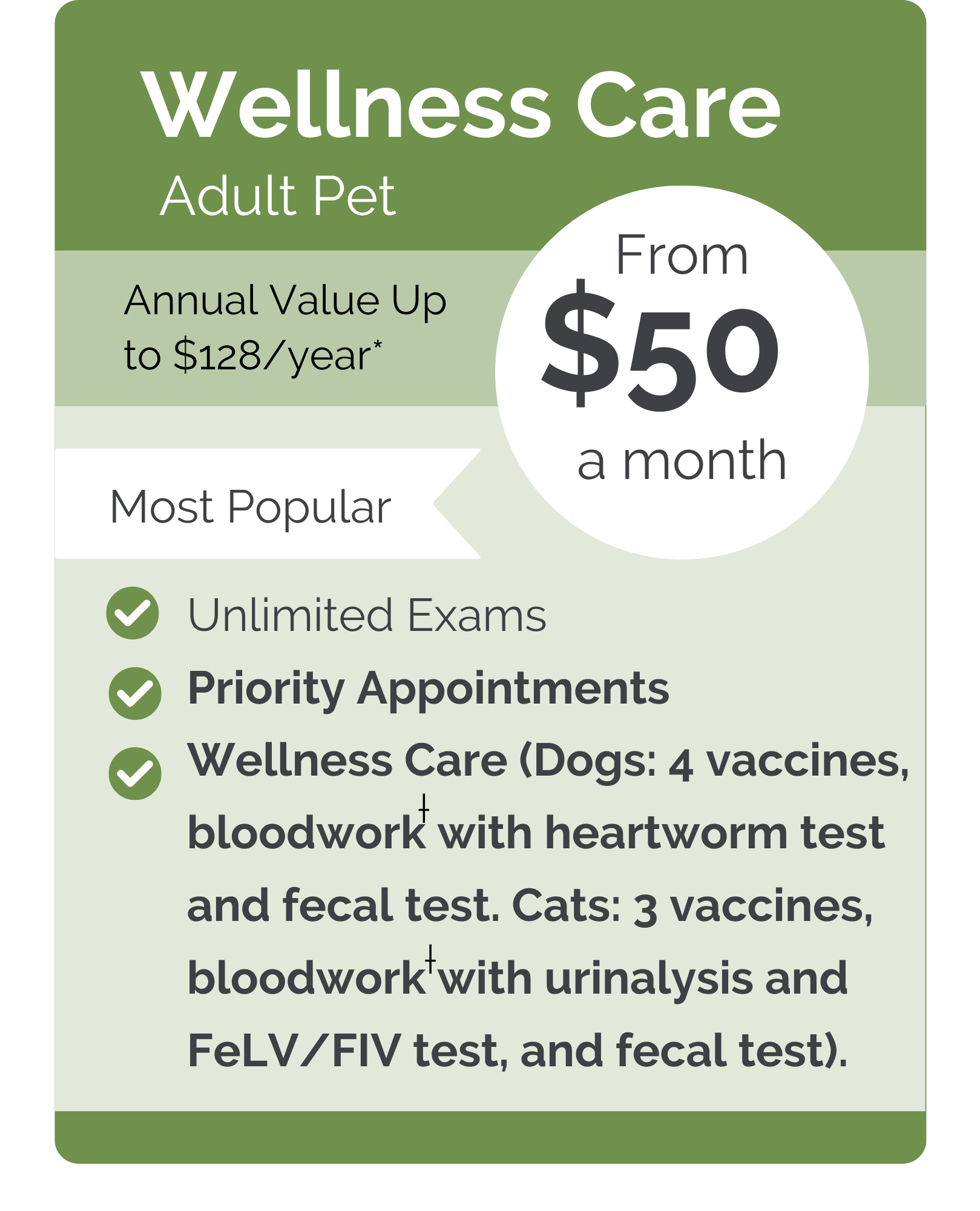 Marion VIPet Plan_pricing_Wellness